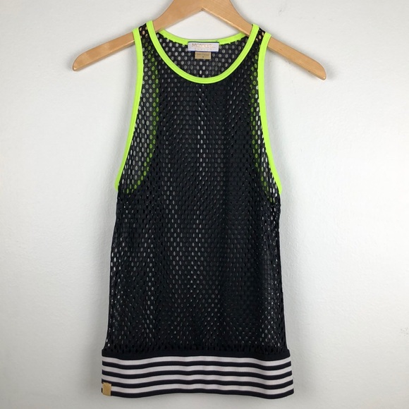 Monreal London Black Yellow Sleeveless Active Tank - Picture 3 of 8